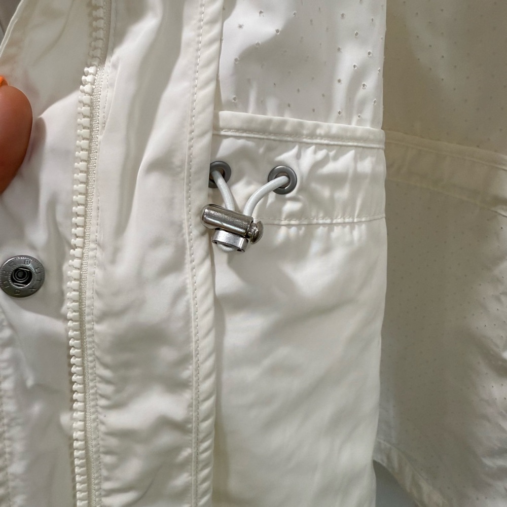 Athleta White Aerate Jacket Lightweight Casual Wear - Picture 14 of 16